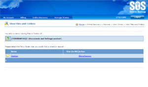 One Click File & Folder Sharing
